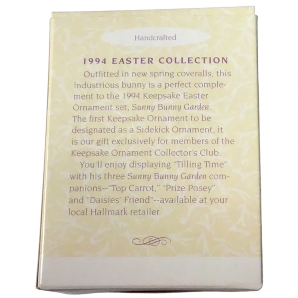Hallmark 1994 “Filling Time” Easter Ornament